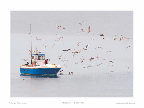 OUESSANT Bateau - Pêcheur à Ouessant - Quimper Brest